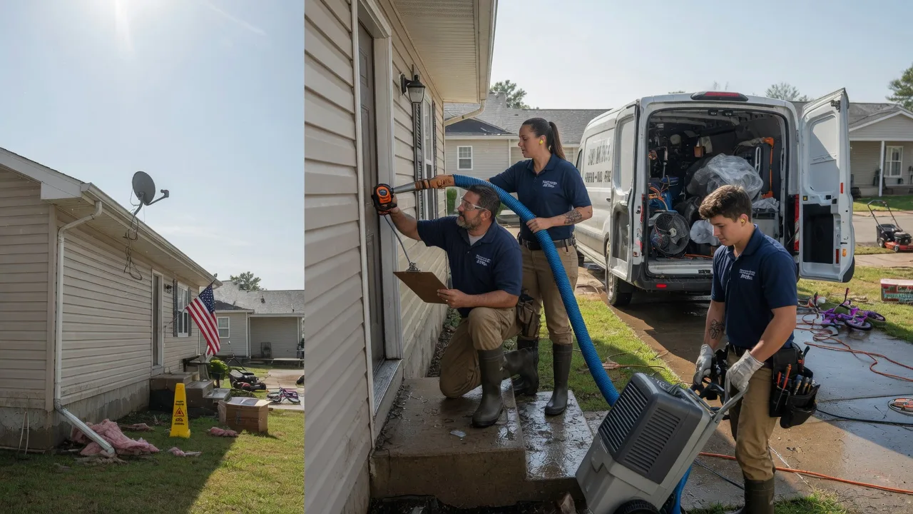 Ceiling Water Damage Restoration in Lewistown, MO near me